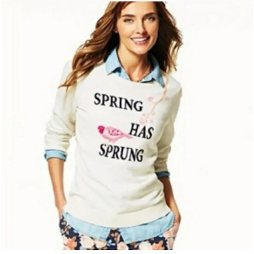 Spring has Sprung Sweater - Picture 1 of 8